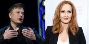 Elon Musk JK Rowling wide