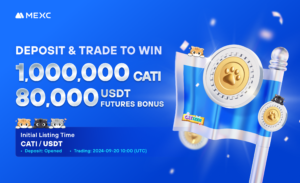 MEXC First to Launch CATI Spot and Futures trading. Share a Prize Pool of 1,000,000 CATI and 80,000 USDT in Futures Bonuses!